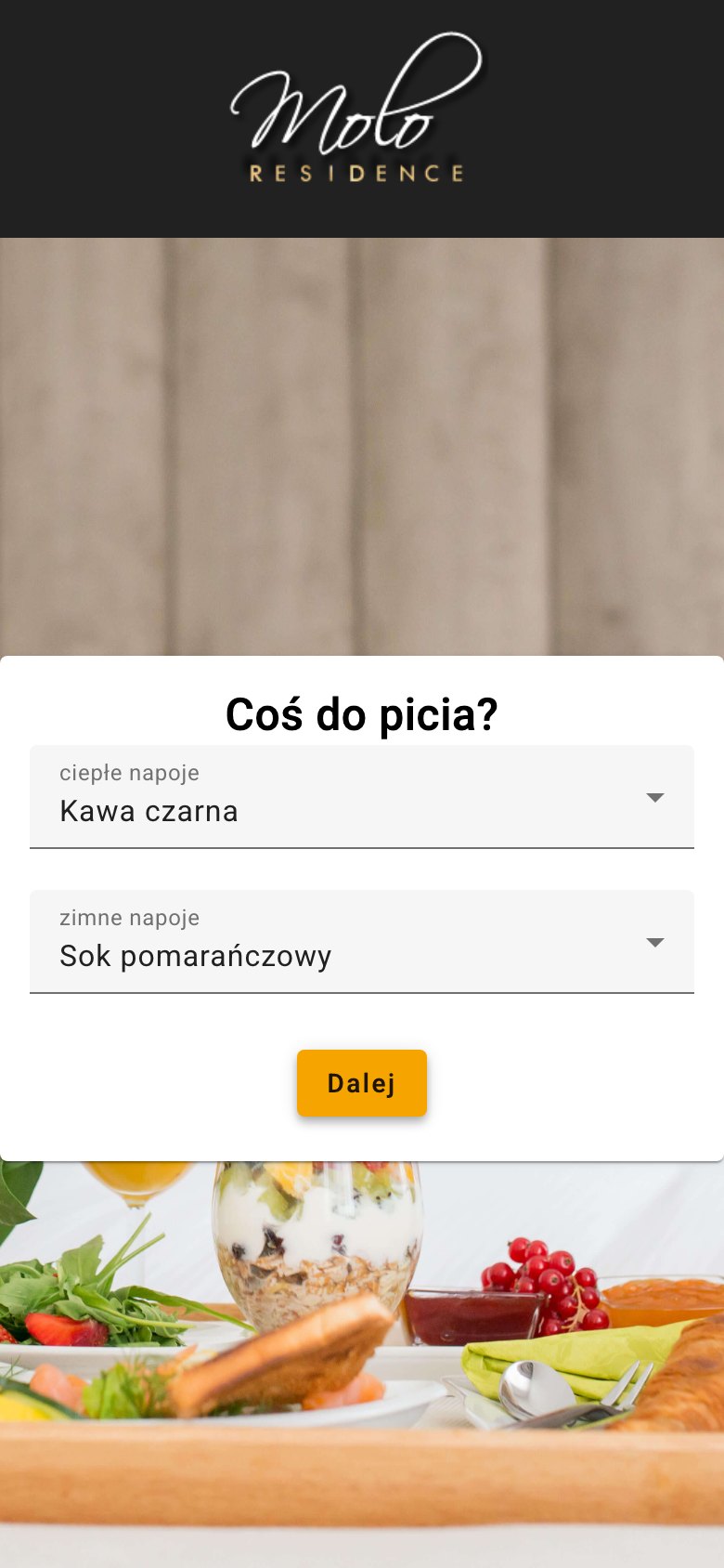 Wybór napojów: ciepłe i zimne